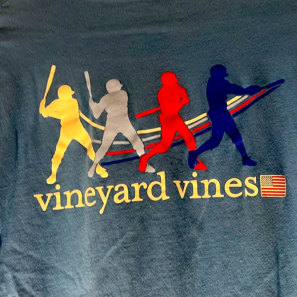 Vineyard Vines Youth Long sleeve baseball t-shirt